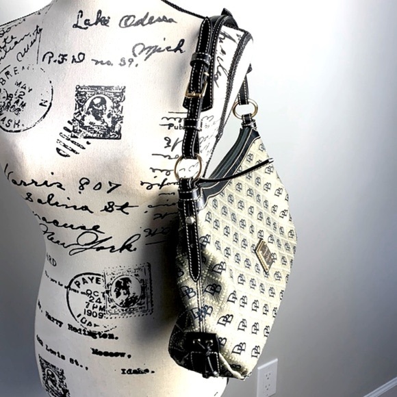 Dooney & Bourke Signature East/West Slouch Bag, Small - Picture 5 of 10